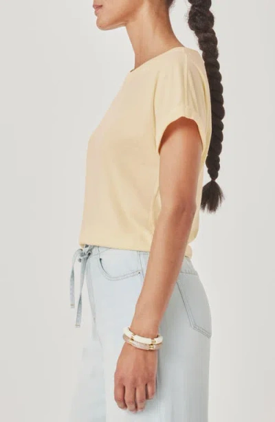 Splendid Skye Cuffed Tee In Brown