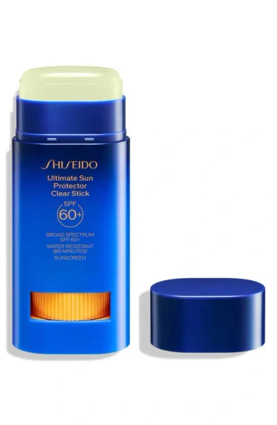 Shiseido Ultimate Sun Protector Clear Stick Spf 60+ - 2.11 oz In Blue