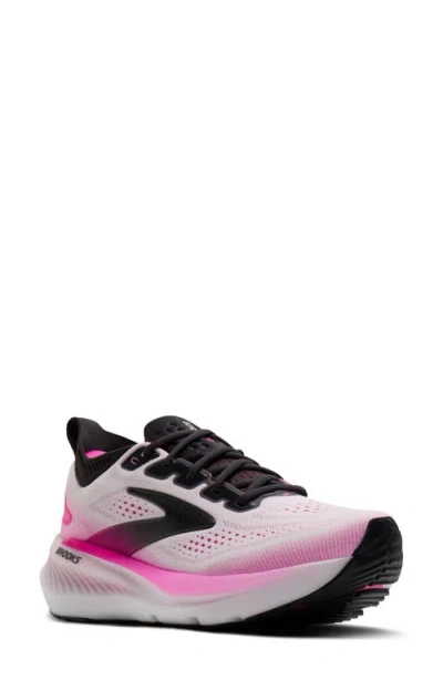Brooks Glycerin Gts 23 White Pink Ss26 Women Shoes In Multi