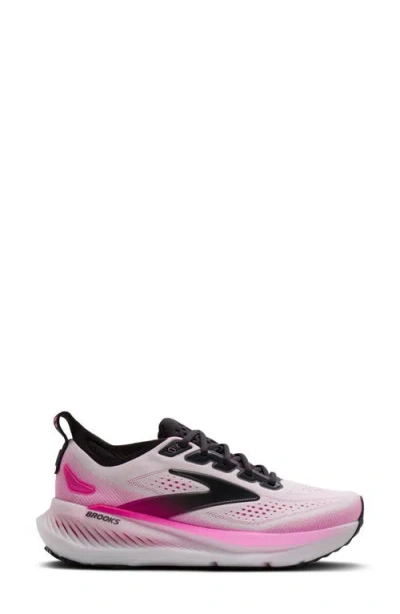 Brooks Glycerin Gts 23 White Pink Ss26 Women Shoes In Multi