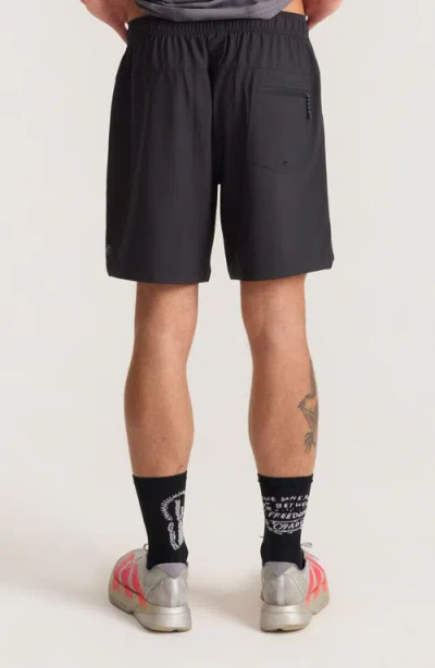 Roark Serrano 7 Drawstring Shorts In Brown