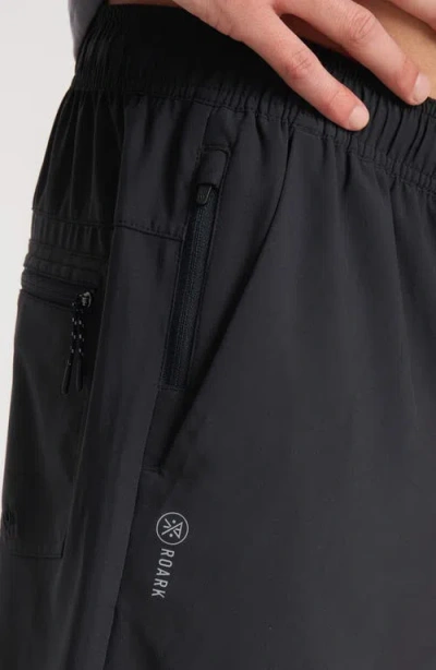 Roark Serrano 7 Drawstring Shorts In Brown