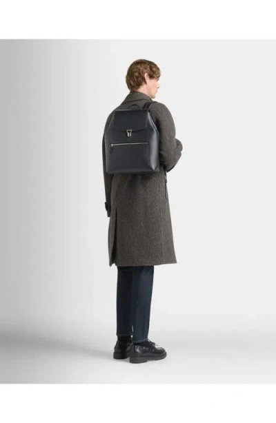 Bally Capitol Grained Backpack In Black