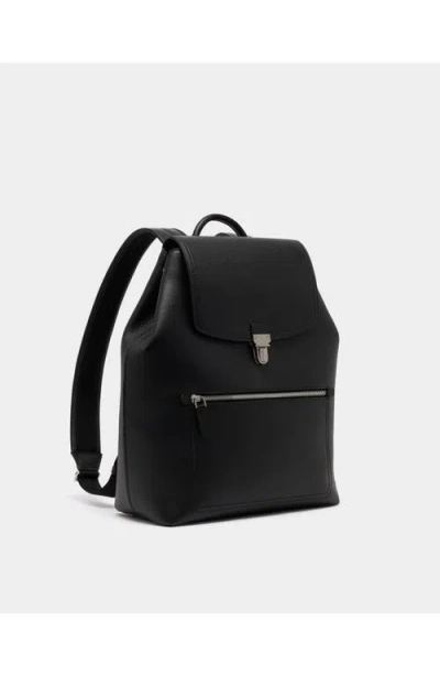 Bally Capitol Grained Backpack In Black