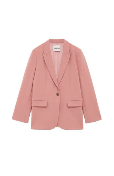Ottod'ame Jacket With Button In Pink