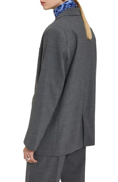 Ottod'ame Jacket With One Button In Gray