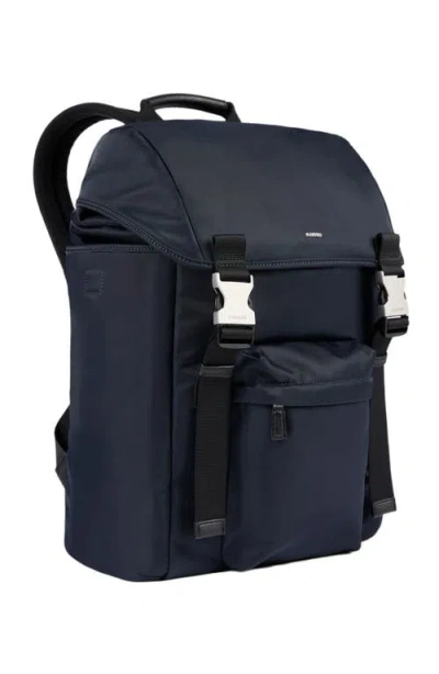 Sandro Ss26 Nylon Backpack In Blue