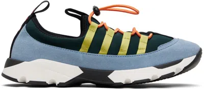 Marni Sneakers Contrasting Sole Low Top Pull Tab In Multi