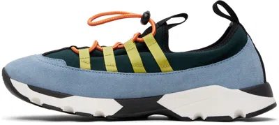 Marni Sneakers Contrasting Sole Low Top Pull Tab In Multi