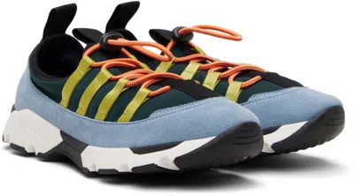 Marni Sneakers Contrasting Sole Low Top Pull Tab In Multi