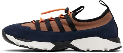 Marni Sneakers Mesh Panels Contrasting Sole Pull Tab In Multi