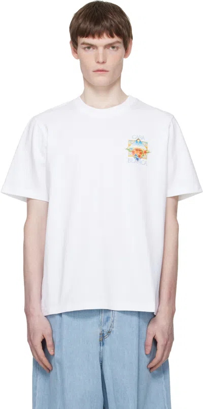 Casablanca Golden Goose Star-printed Leather Sneakers Stardan In Multi