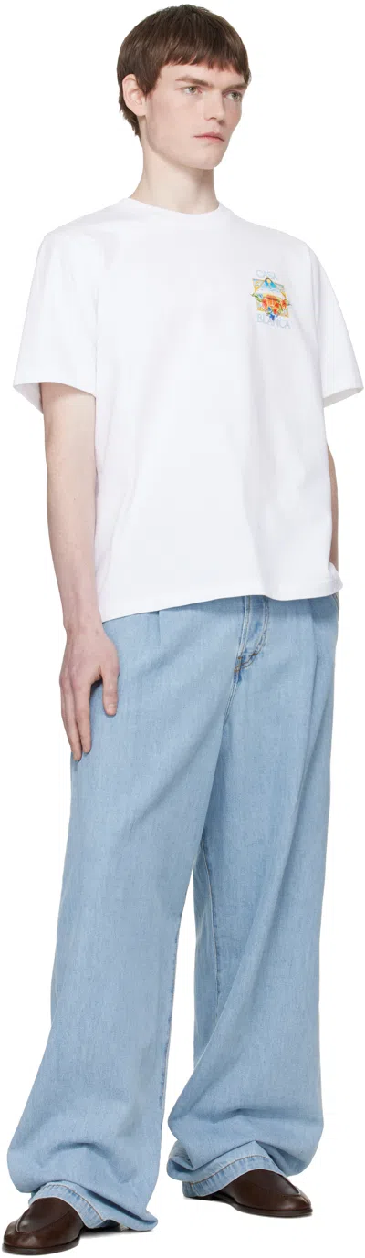 Casablanca Golden Goose Star-printed Leather Sneakers Stardan In Multi