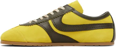 Dries Van Noten Suede Sneakers Low Profile Rubber Sole In Multi