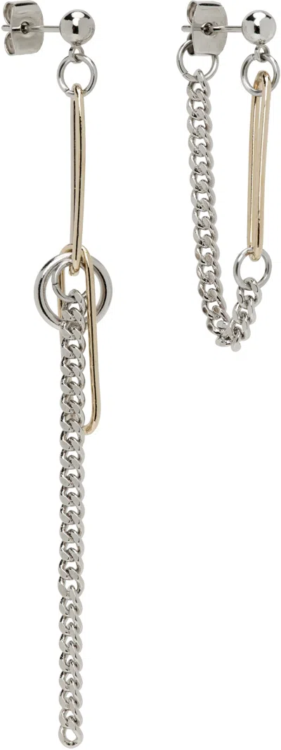 Justine Clenquet Sid Earrings In Metallic