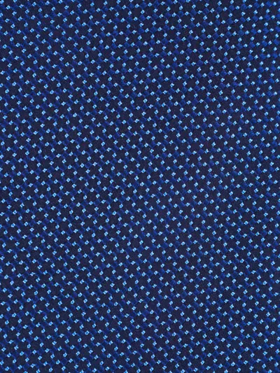 Eton Patterned Tie In Blue