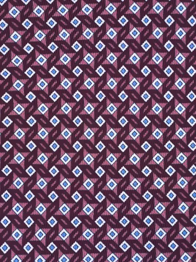 Brioni Patterned Tie In Red