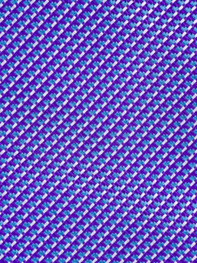 Eton Pattern Tie In Purple