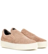 BALENCIAGA Suede slip-on trainers