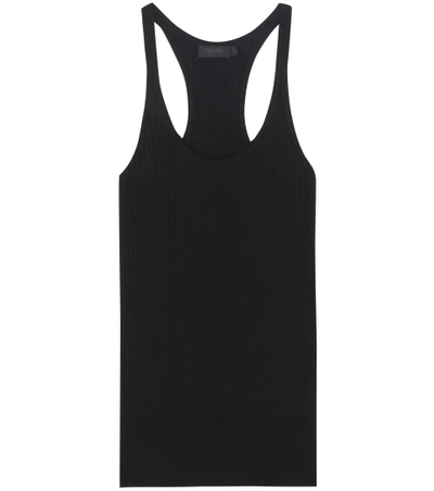 Calvin Klein Collection Dira Stretch-cashmere Top In Black