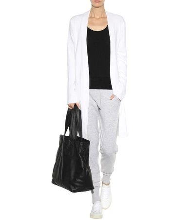 Shop Calvin Klein Collection Dira Stretch-cashmere Top In Black