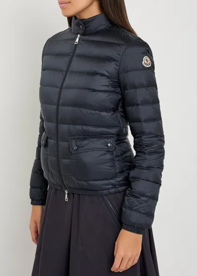Moncler Lans Padded Nylon Jacket In Blue