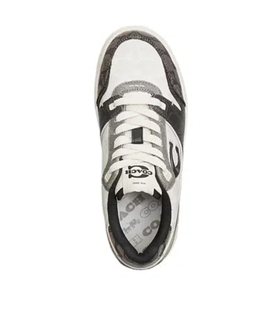 Coach Soho Signature Black Chalk Trainers In Multi