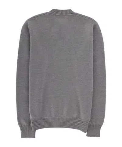 Fendi Crew Neck Pullover In Gray