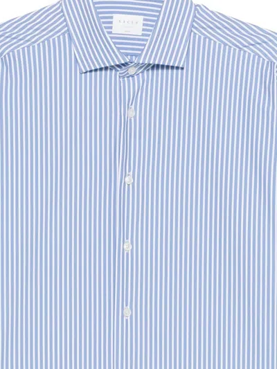 Xacus Camicia Taylor A Righe Blu  In Blue