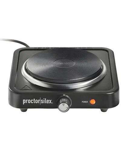 Proctor Silex Solid Element Single Burner In Black