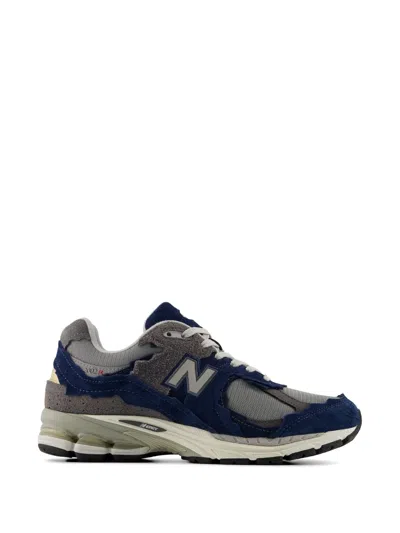 New Balance M2002d Suede Mesh Sneakers In Blue