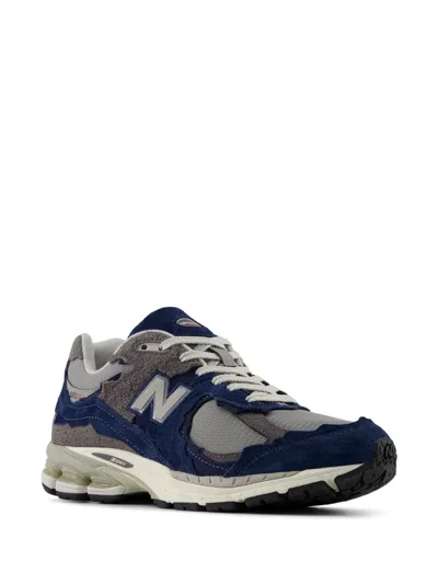 New Balance M2002d Suede Mesh Sneakers In Blue