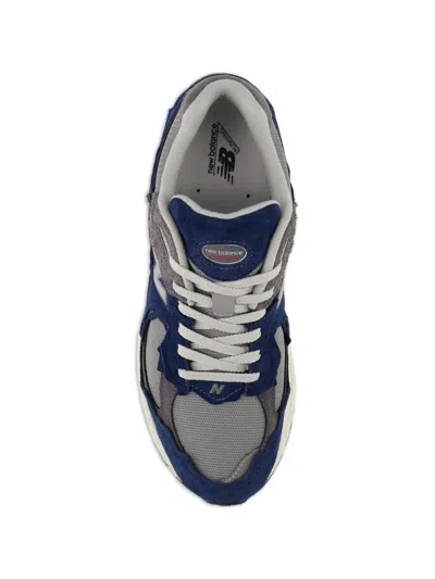 New Balance M2002d Suede Mesh Sneakers In Blue