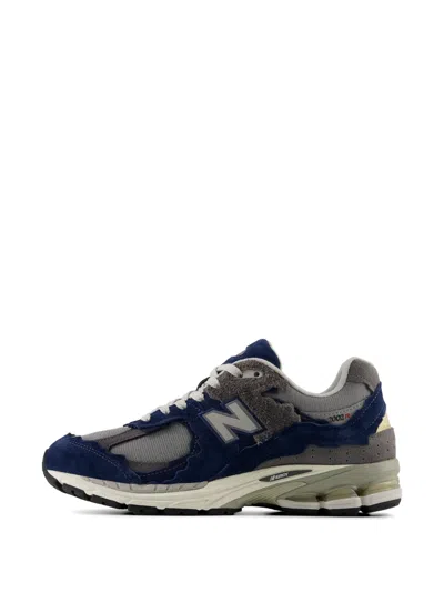 New Balance M2002d Suede Mesh Sneakers In Blue