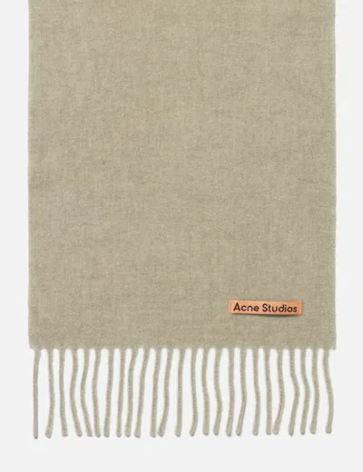 Acne Studios Wool Scarf In Neutral