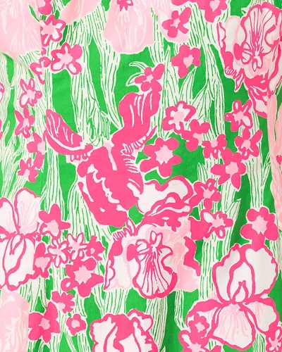Lilly Pulitzer Strothers Stretch Maxi Shift Caftan In Pink