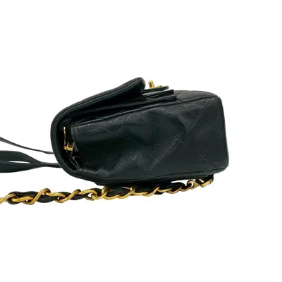 Pre-owned Chanel Black Leather Backpack ()