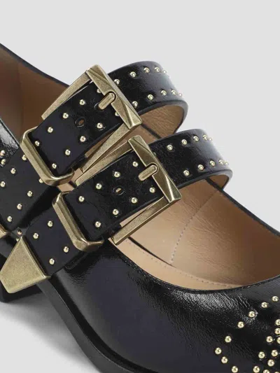 Chloé Chloe Elegant Pumps With Leather Construction And 4cm Heel Height In Black