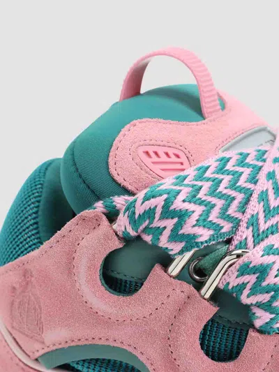 Lanvin Curb Sneakers Cut Out Design Pull Tab In Multi