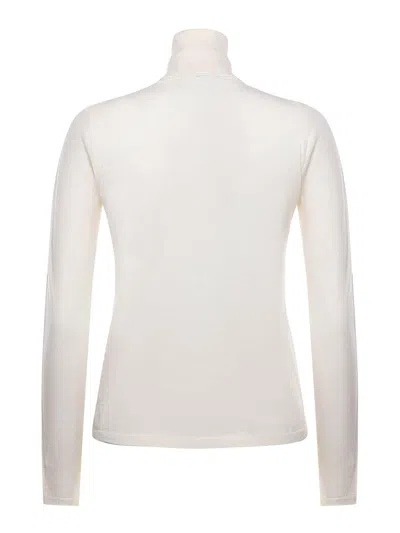 Max Mara Wool Turtleneck In White