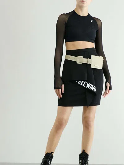 Off-white Mini Skirt In Blue