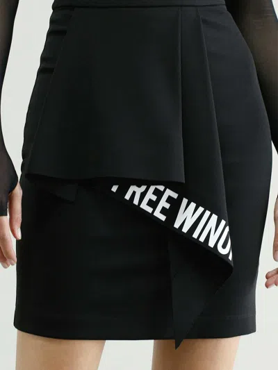 Off-white Mini Skirt In Blue