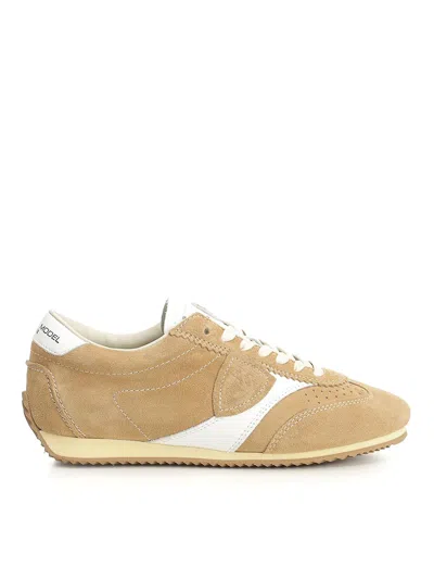 Philippe Model Planche Low Sneakers With Retro Aesthetic And Premium Materials In Brown