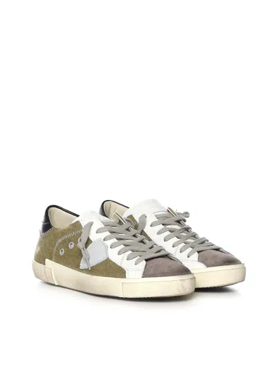 Philippe Model Prsx Low Sneakers In Green