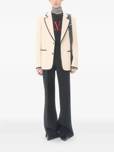 Valentino T-shirt Jersey In Black