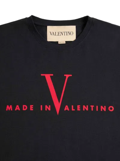 Valentino T-shirt Jersey In Black