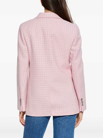 Versace Wool Jacket In Pink