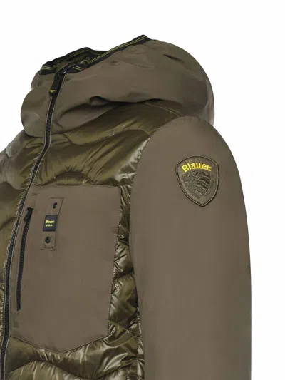 Blauer Padded Down Jacket With Logo In Multi