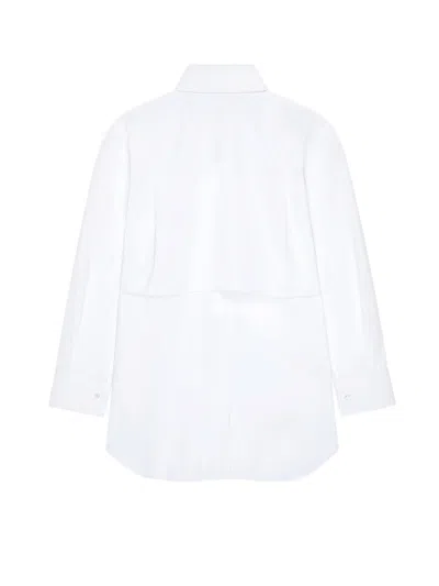 Givenchy Logo-embroidered Buttoned Shirt In White