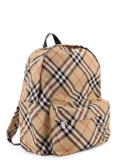Burberry Essential Backpack With Check Pattern
